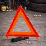 Triángulo de seguridad pegable